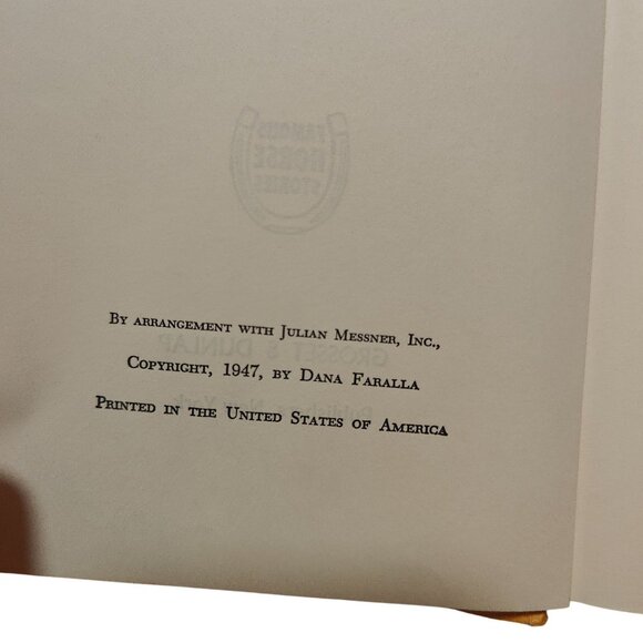 Vintage Horse Book The Magnificent Barb By Dana Faralla Hardcover 1947 - Picture 5 of 8